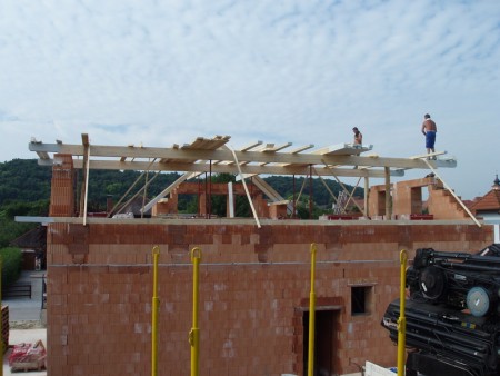 Lieferung und Aufbau eines Krüppelwalmdaches